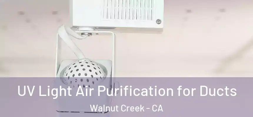UV Light Air Purification for Ducts Walnut Creek - CA