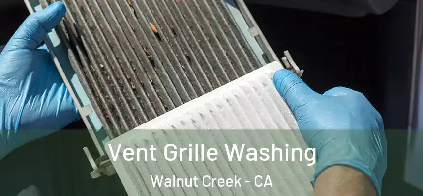 Vent Grille Washing Walnut Creek - CA